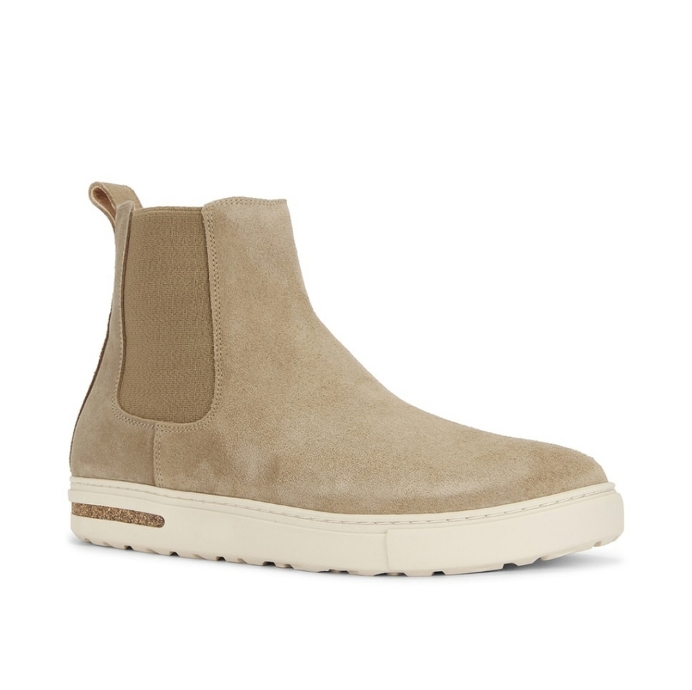 Birkenstock Suede Chelsea Sneaker Boot in Beige